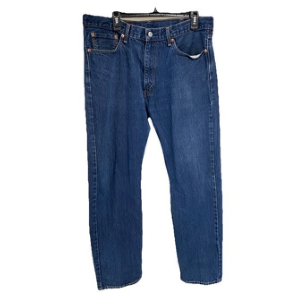 Levi Strauss & Co. Other - Levi's 505 Regular Fit Jeans Mens W38 L32 Medium Wash Blue Denim Pants